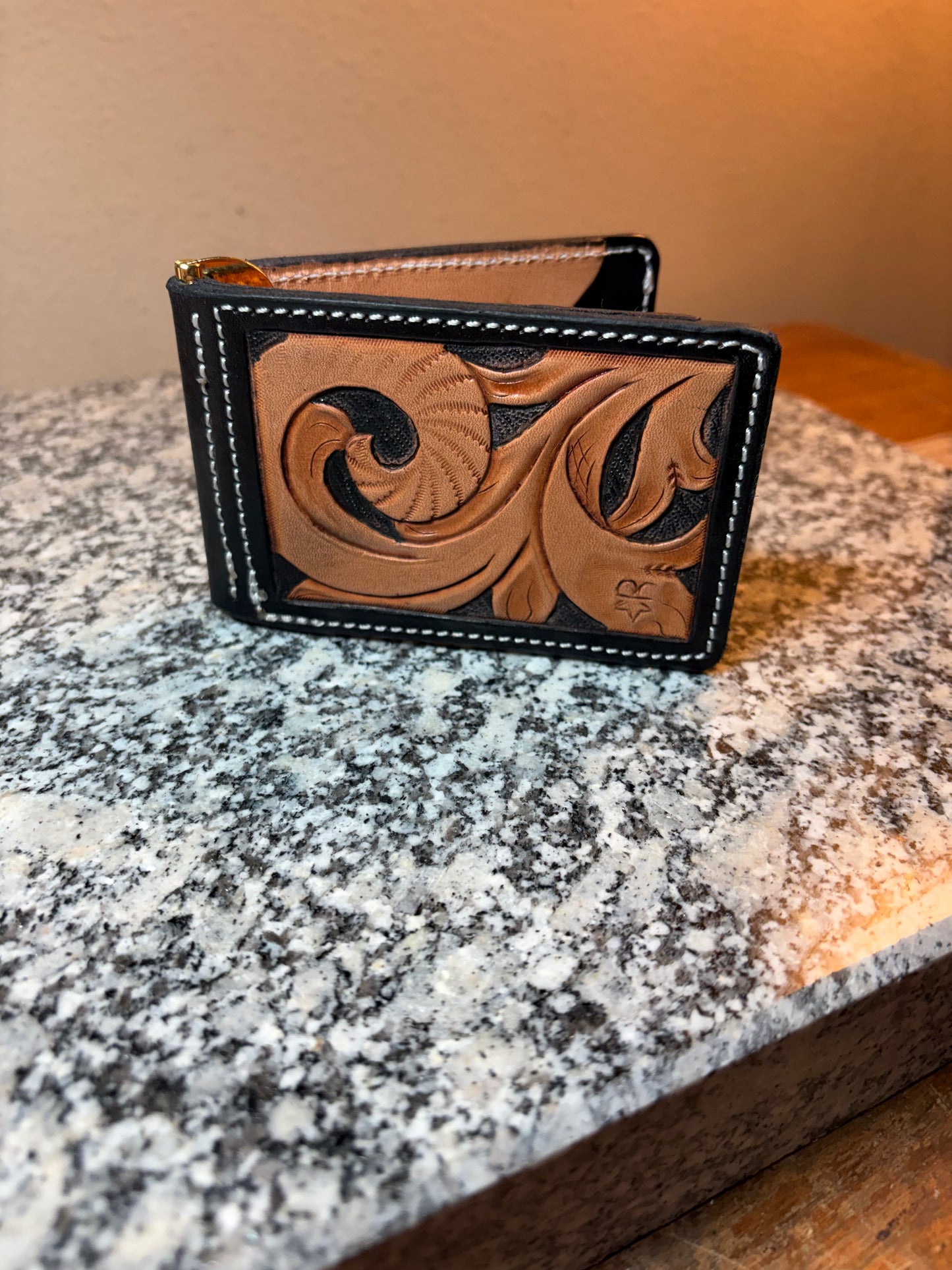 Floral Spring Clip Wallet