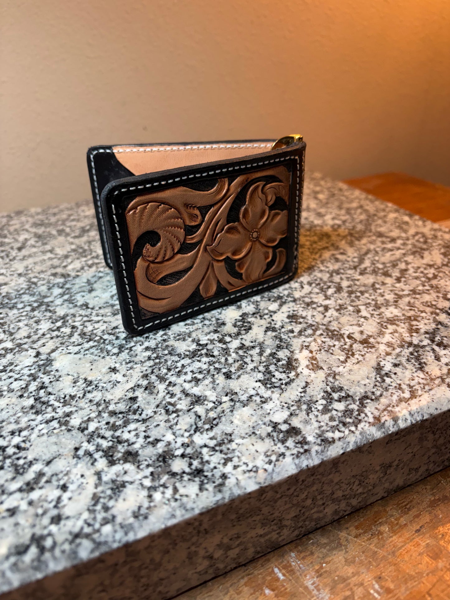 Floral Spring Clip Wallet