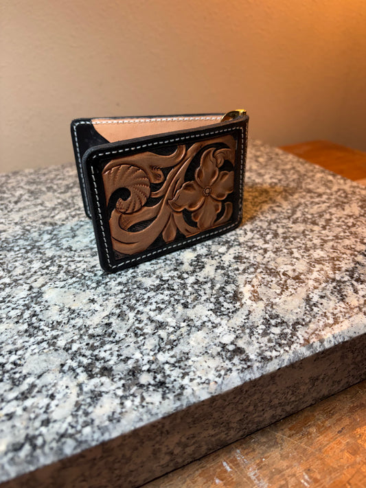 Floral Spring Clip Wallet